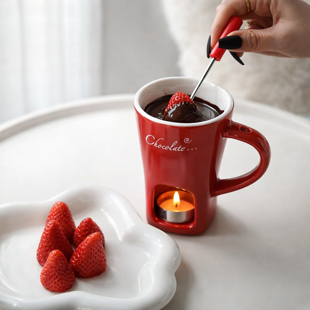 Mini fondue mugg